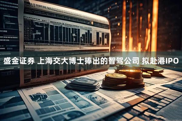 盛金证券 上海交大博士捧出的智驾公司 拟赴港IPO